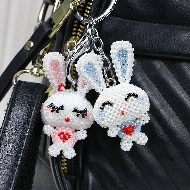 Hand Made Bead Rabbit Cute Bag - Luxury Bags Made In China review and price